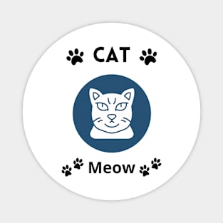 cat American Bobtail meow Magnet